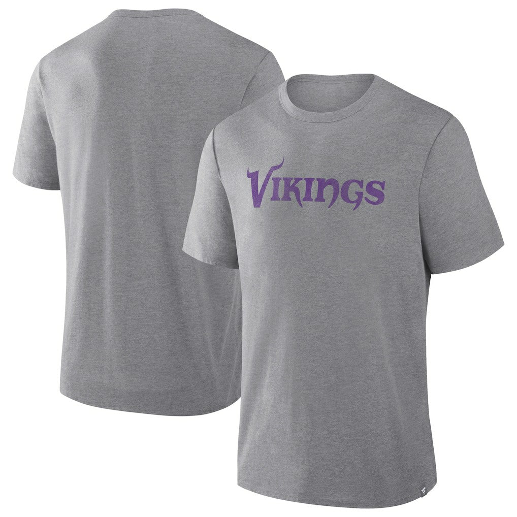 Minnesota Vikings Fanatics Pass Rush Tri-Blend T-Shirt