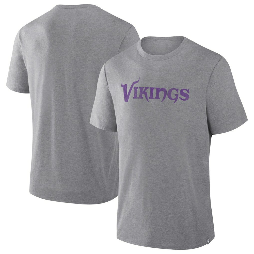 Minnesota Vikings Fanatics Pass Rush Tri-Blend T-Shirt