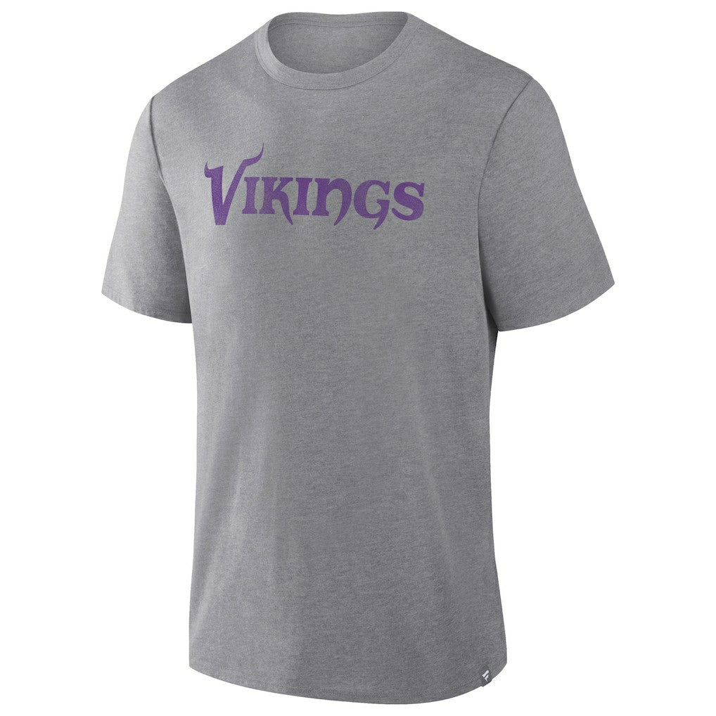 Minnesota Vikings Fanatics Pass Rush Tri-Blend T-Shirt