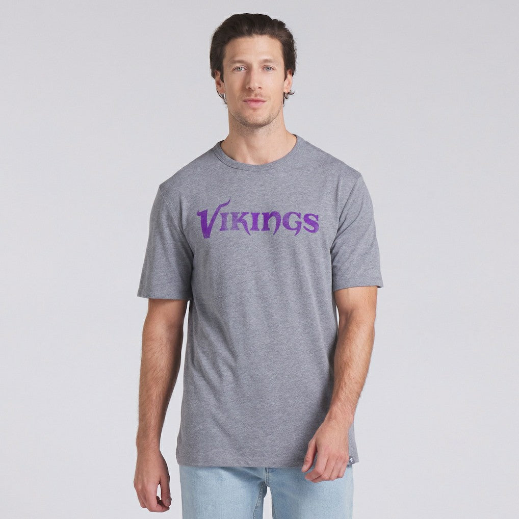 Minnesota Vikings Fanatics Pass Rush Tri-Blend T-Shirt