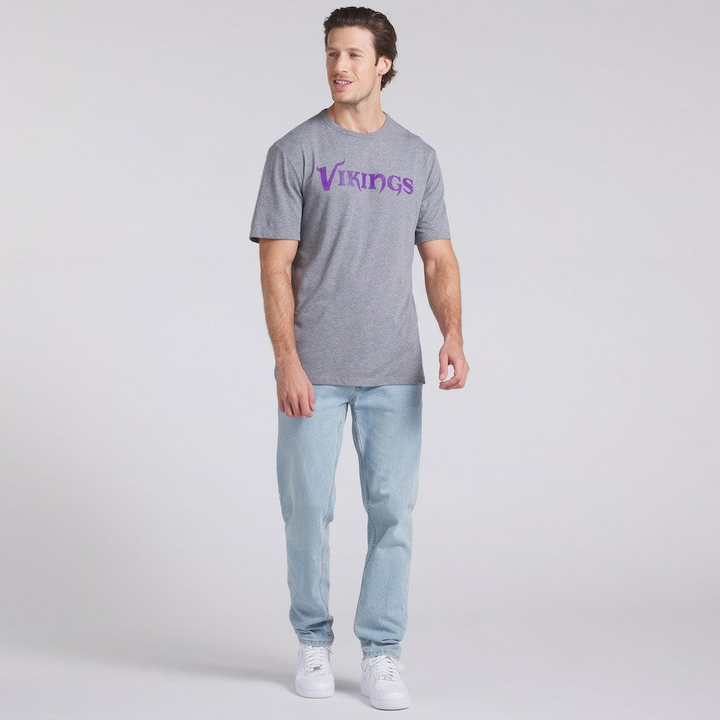 Minnesota Vikings Fanatics Pass Rush Tri-Blend T-Shirt