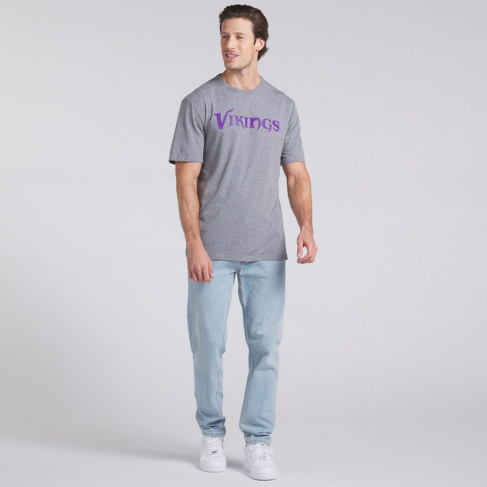 Minnesota Vikings Fanatics Pass Rush Tri-Blend T-Shirt