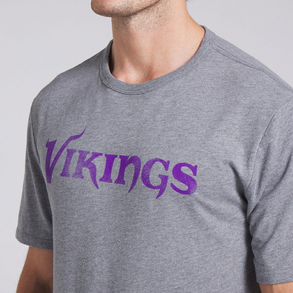 Minnesota Vikings Fanatics Pass Rush Tri-Blend T-Shirt