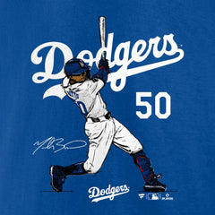 Mookie Betts Los Angeles Dodgers Player Swing T-Shirt | MLB Outlet