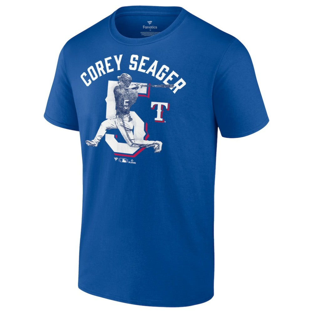 Corey Seager Texas Rangers Player Swing T-Shirt | MLB Shop
