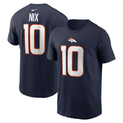 Denver Broncos Nike Bo Nix  Player Name & Number T-Shirt