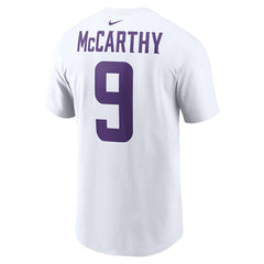 Minnesota Vikings Nike J.J. McCarthy  Player Name & Number T-Shirt
