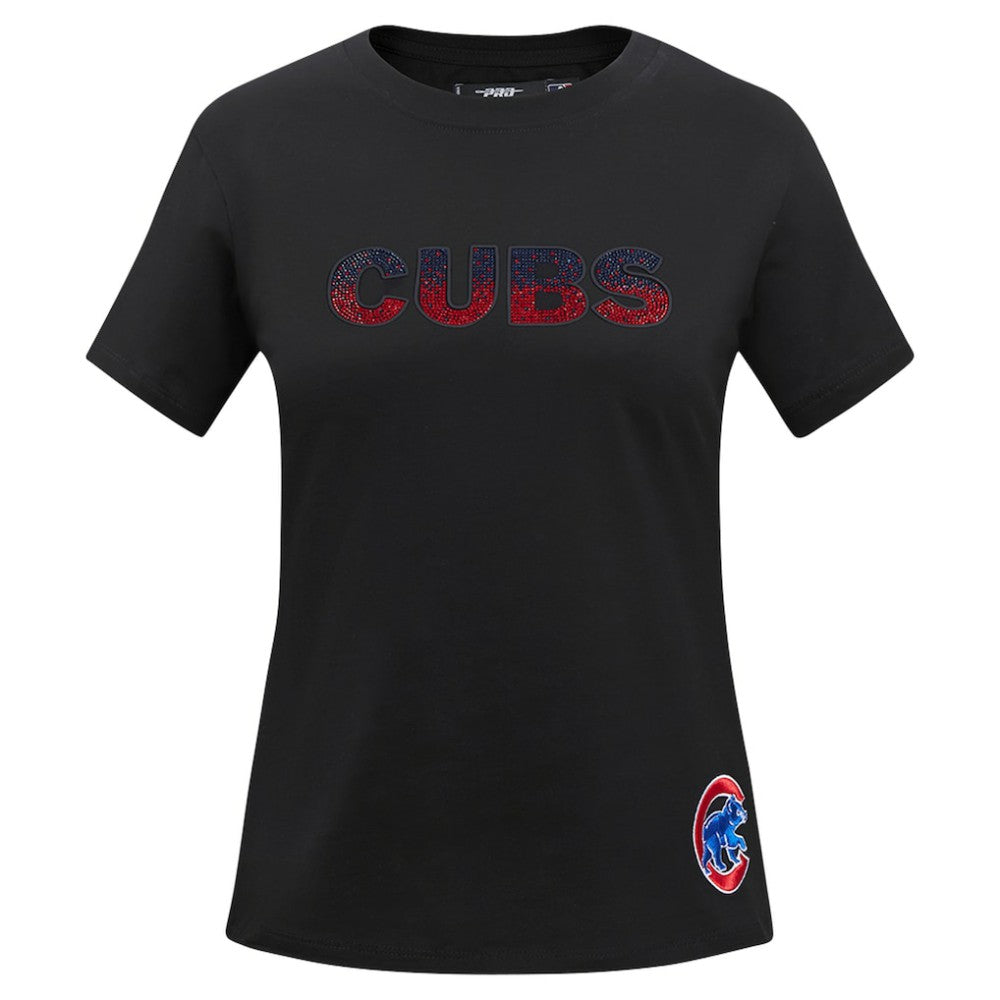 Chicago Cubs Pro Standard Women's Rhinestone Slim Fit T-Shirt | MLB Discount