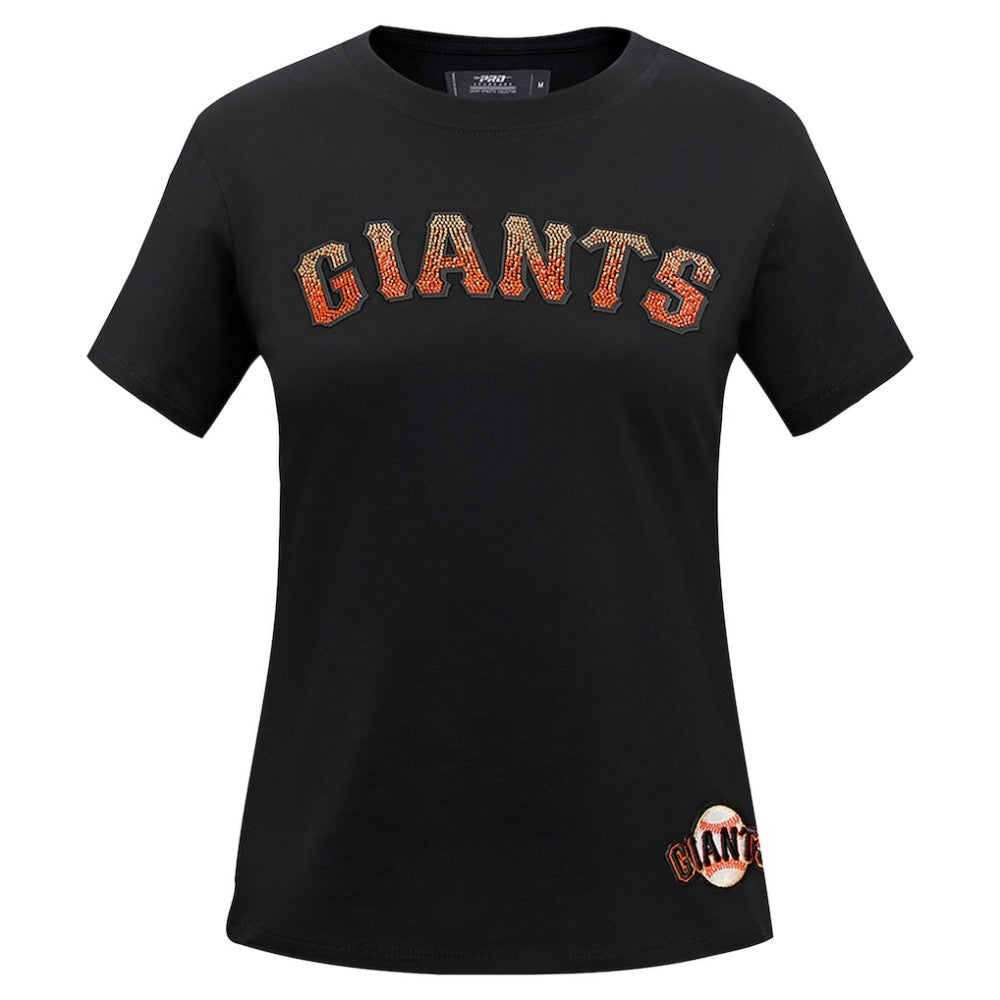 San Francisco Giants Pro Standard Women's Rhinestone Slim Fit T-Shirt | MLB New