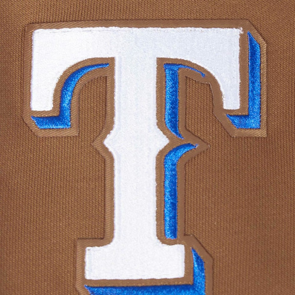 Texas Rangers Pro Standard Women's Paint The City Pullover Cropped Sweatshirt | MLB US