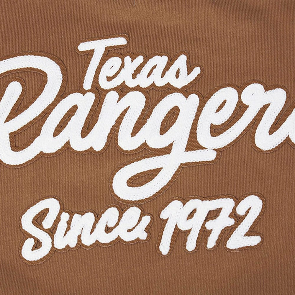 Texas Rangers Pro Standard Women's Paint The City Pullover Cropped Sweatshirt | MLB US