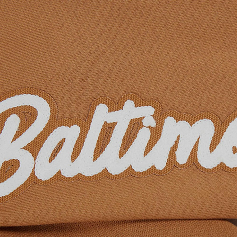 Baltimore Orioles Pro Standard Women's Paint The City Pullover Cropped Sweatshirt | MLB New