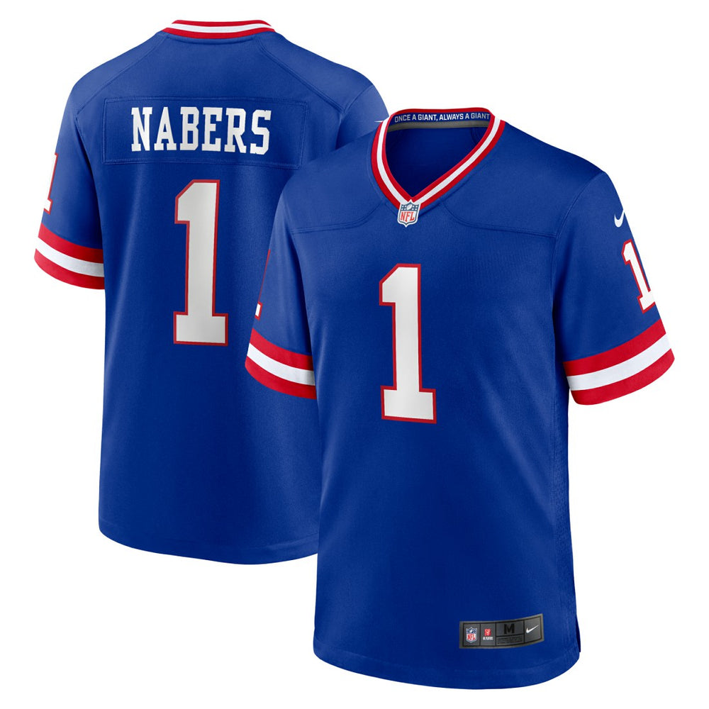 New York Giants Nike Malik Nabers  Game Player Jersey