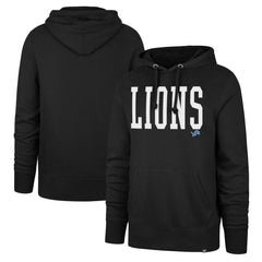 Detroit Lions 47 brand '47 Dime Headline Pullover Hoodie