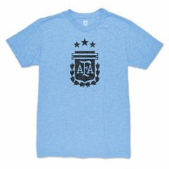 Julián Álvarez Argentina National Team 1863FC Player Retro Tri-Blend T-Shirt Light Blue