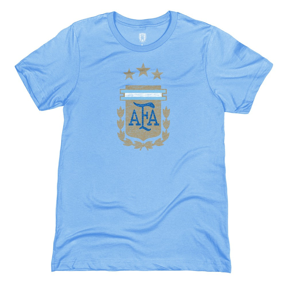 Argentina National Team 1863FC Badge T-Shirt Light Blue