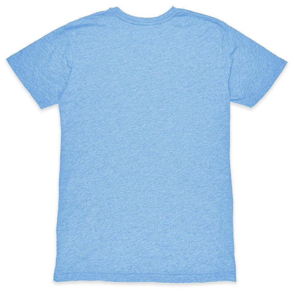 Argentina National Team 1863FC Retro Wordmark Tri-Blend T-Shirt Light Blue