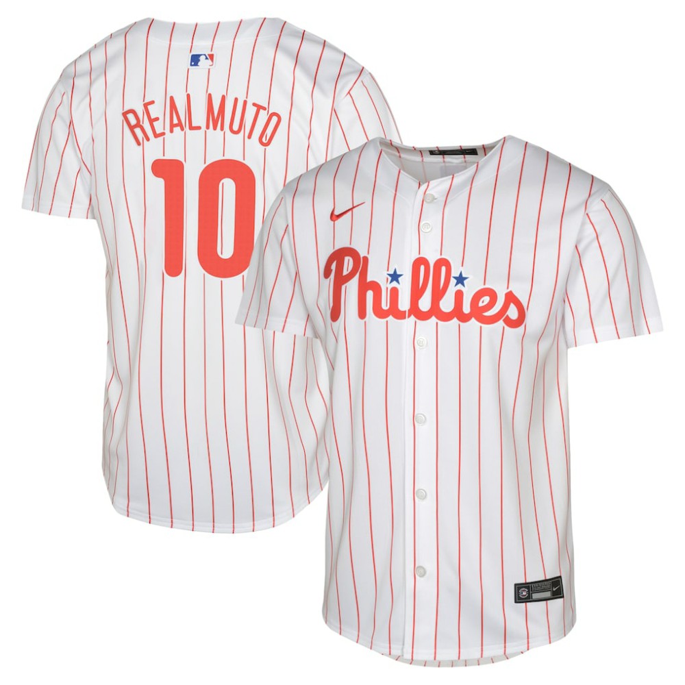 J.T. Realmuto Philadelphia Phillies Nike Youth Home Limited Jersey – White | MLB Sale