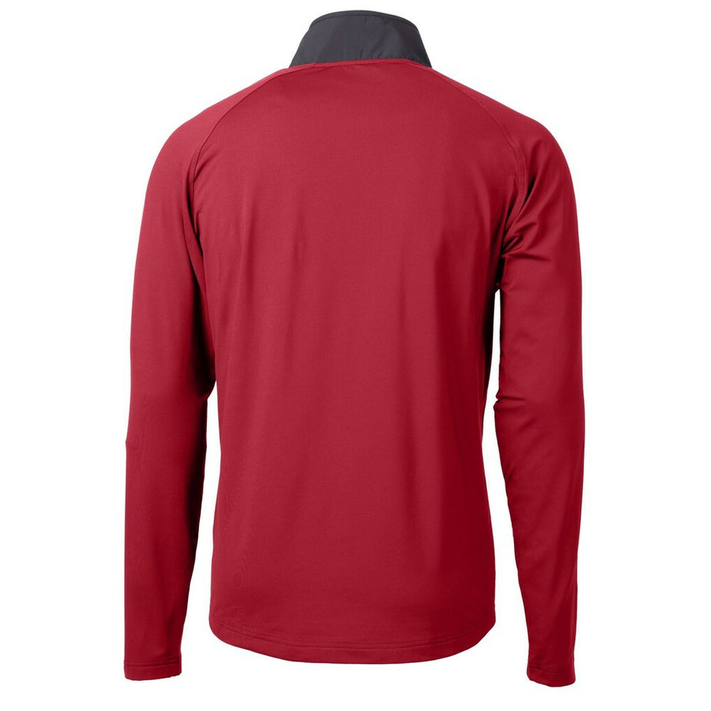 Atlanta Falcons  Cutter & Buck Adapt Eco Knit Hybrid Recycled Raglan DryTec Quarter-Zip Top