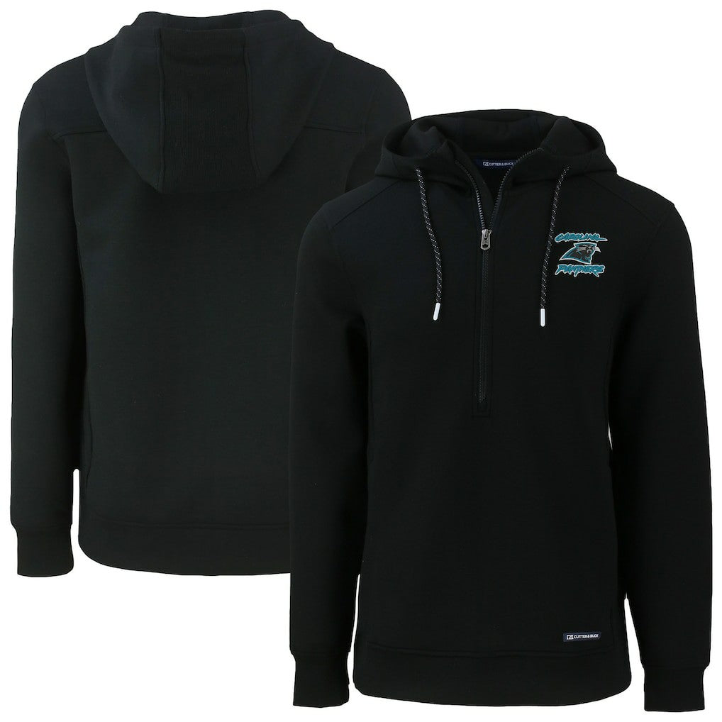 Carolina Panthers  Cutter & Buck Roam Eco Recycled Half-Zip Hoodie