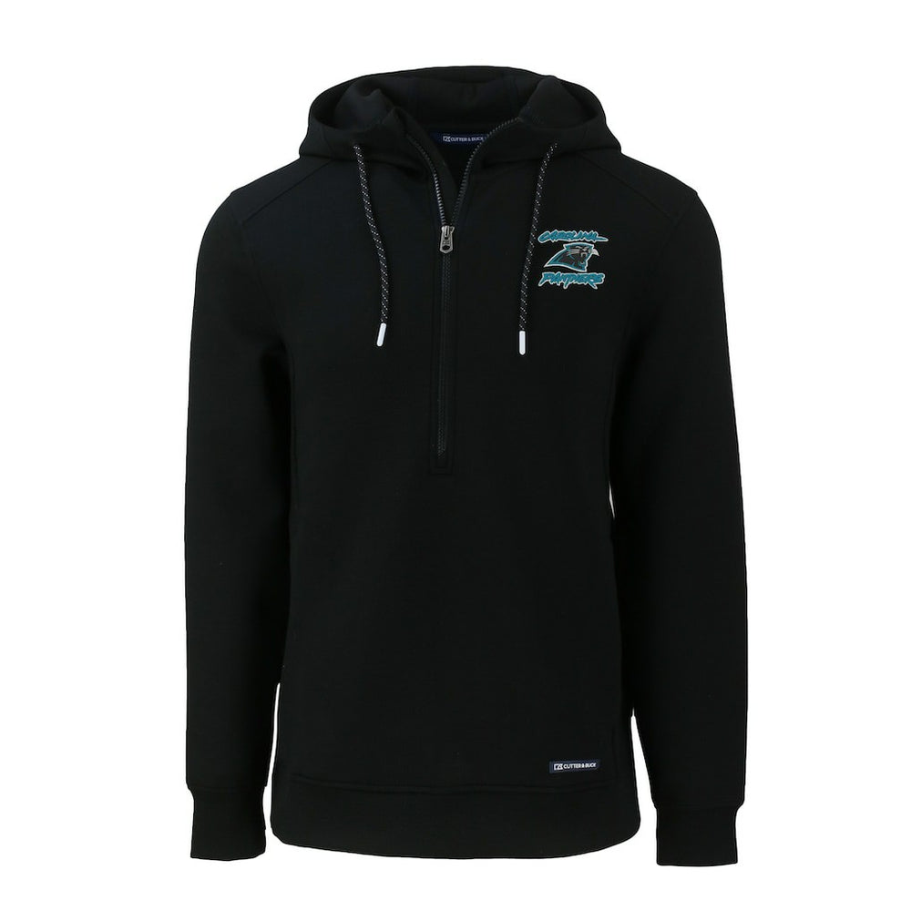 Carolina Panthers  Cutter & Buck Roam Eco Recycled Half-Zip Hoodie
