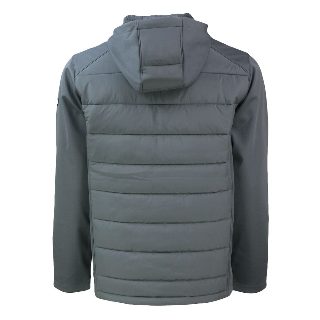 Carolina Panthers  Cutter & Buck Evoke Hybrid Eco Softshell Recycled Full-Zip Hoodie Jacket