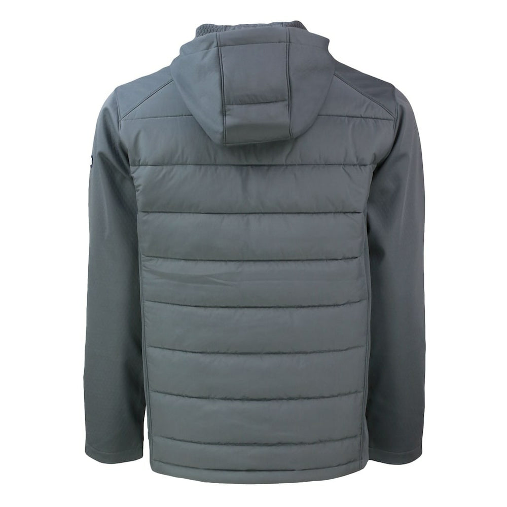 Carolina Panthers  Cutter & Buck Evoke Hybrid Eco Softshell Recycled Full-Zip Hoodie Jacket