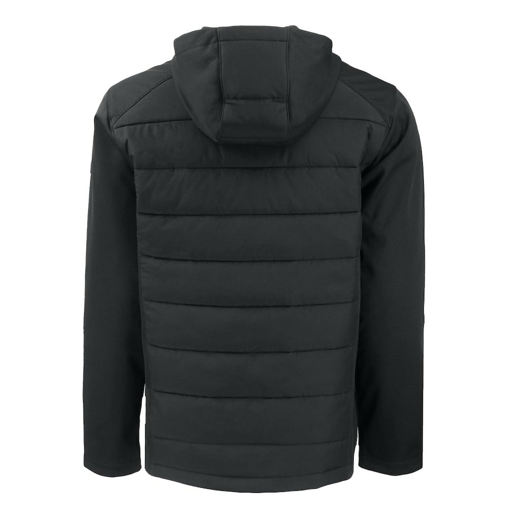 Carolina Panthers  Cutter & Buck Evoke Hybrid Eco Softshell Recycled Full-Zip Hoodie Jacket