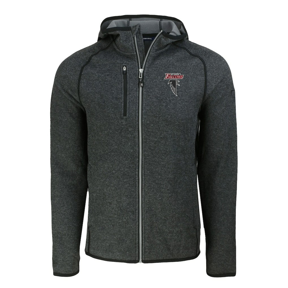 Atlanta Falcons  Cutter & Buck Mainsail Hoodie Raglan Full-Zip Jacket