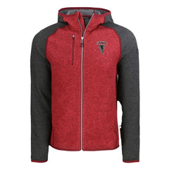 Atlanta Falcons  Cutter & Buck Mainsail Hoodie Raglan Full-Zip Jacket