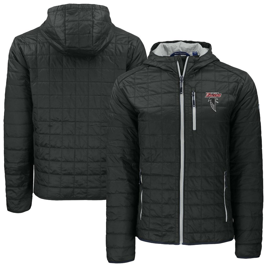 Atlanta Falcons  Cutter & Buck Rainier PrimaLoft Eco Insulated Full-Zip Puffer Jacket