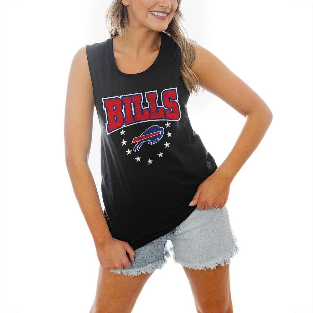 Buffalo Bills  Gameday Couture Women's Baby You're A Star Racerback Scoop Neck Tapered Tank Top
