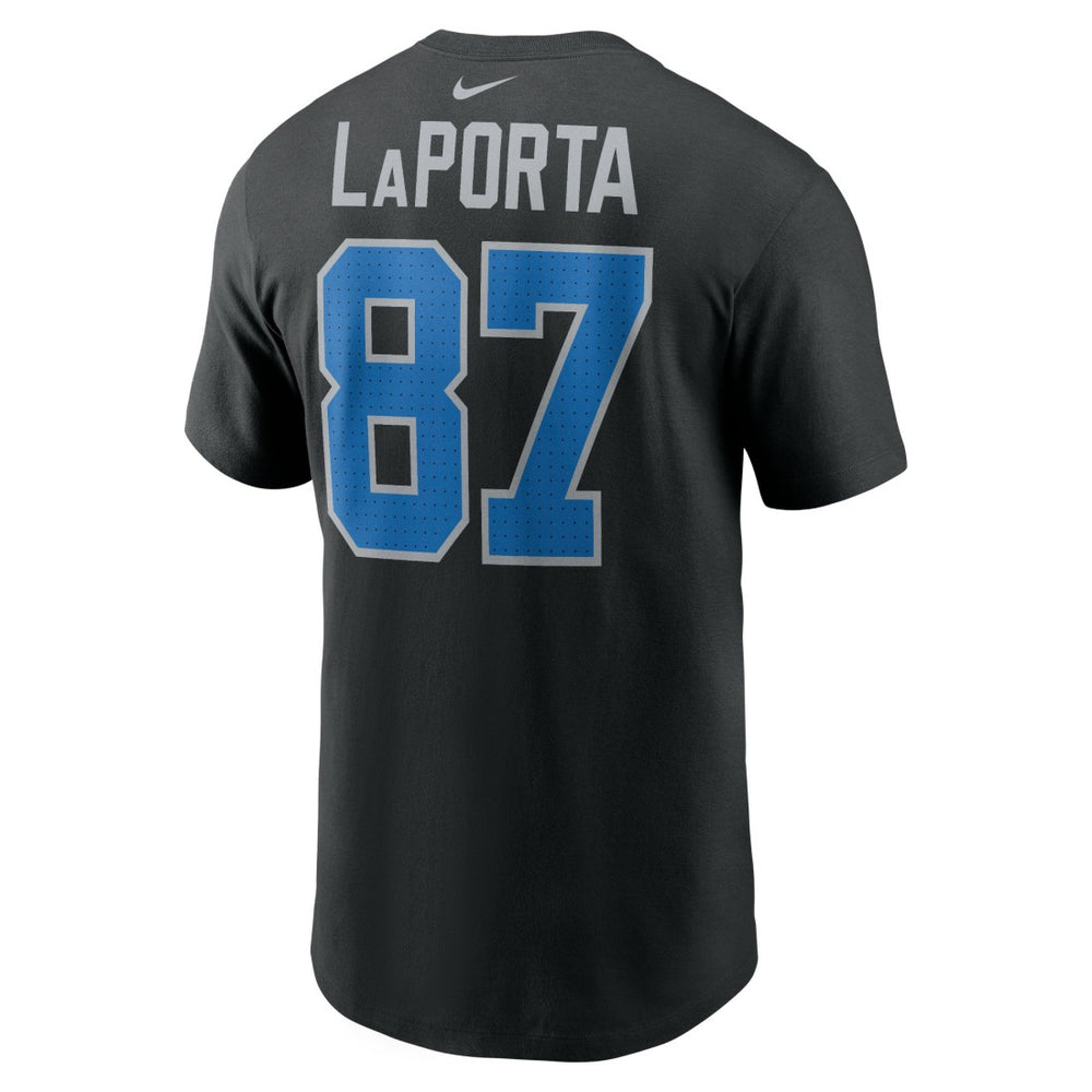 Detroit Lions Nike Sam LaPorta  Name & Number T-Shirt