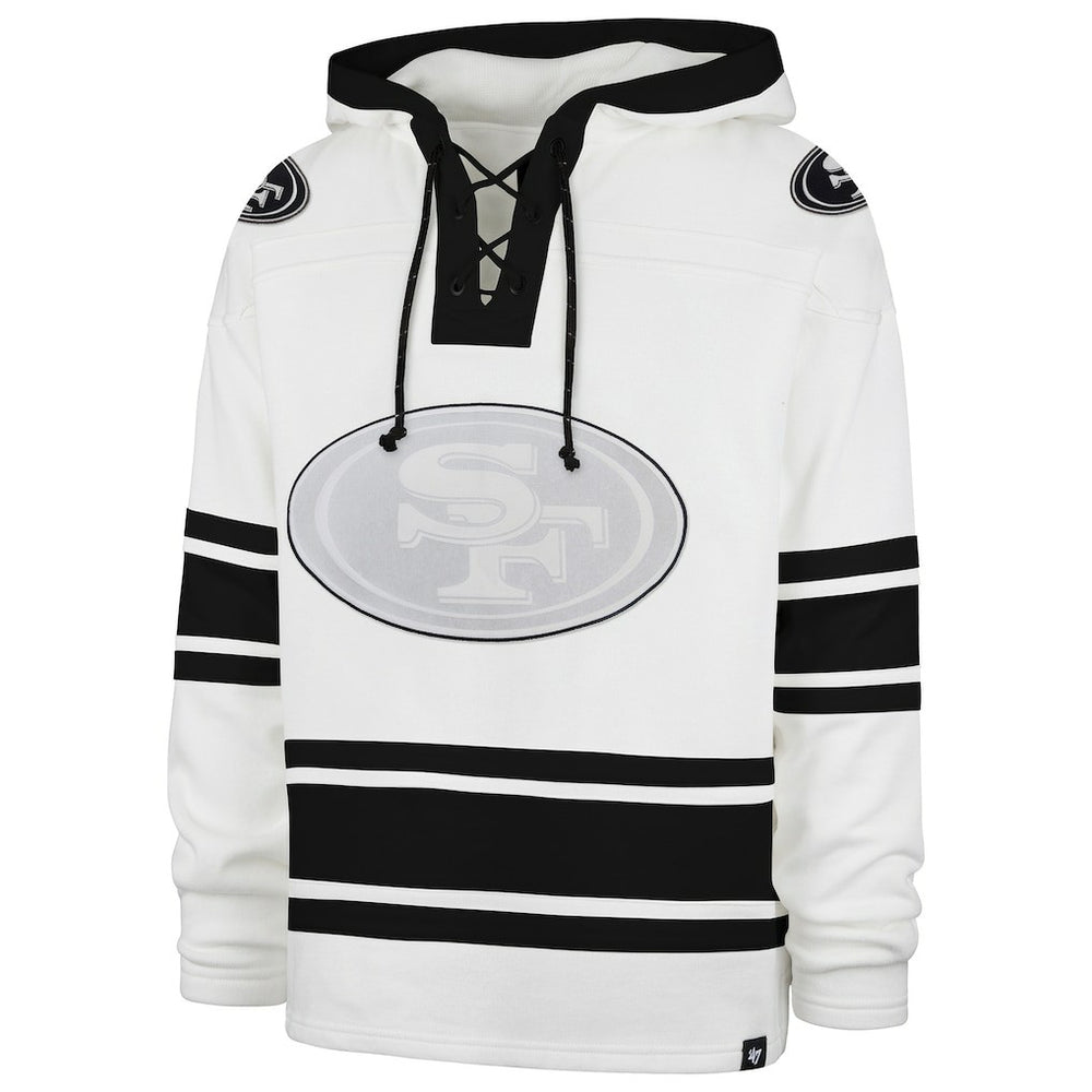 San Francisco 49ers 47 brand '47 After Image Superior Lacer with Hood
