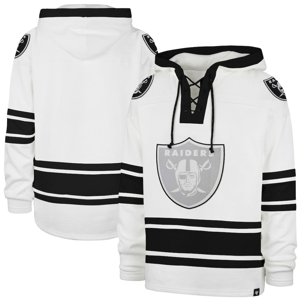 Las Vegas Raiders 47 brand '47 After Image Superior Lacer with Hood