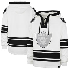 Las Vegas Raiders 47 brand '47 After Image Superior Lacer with Hood