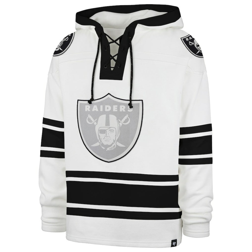 Las Vegas Raiders 47 brand '47 After Image Superior Lacer with Hood