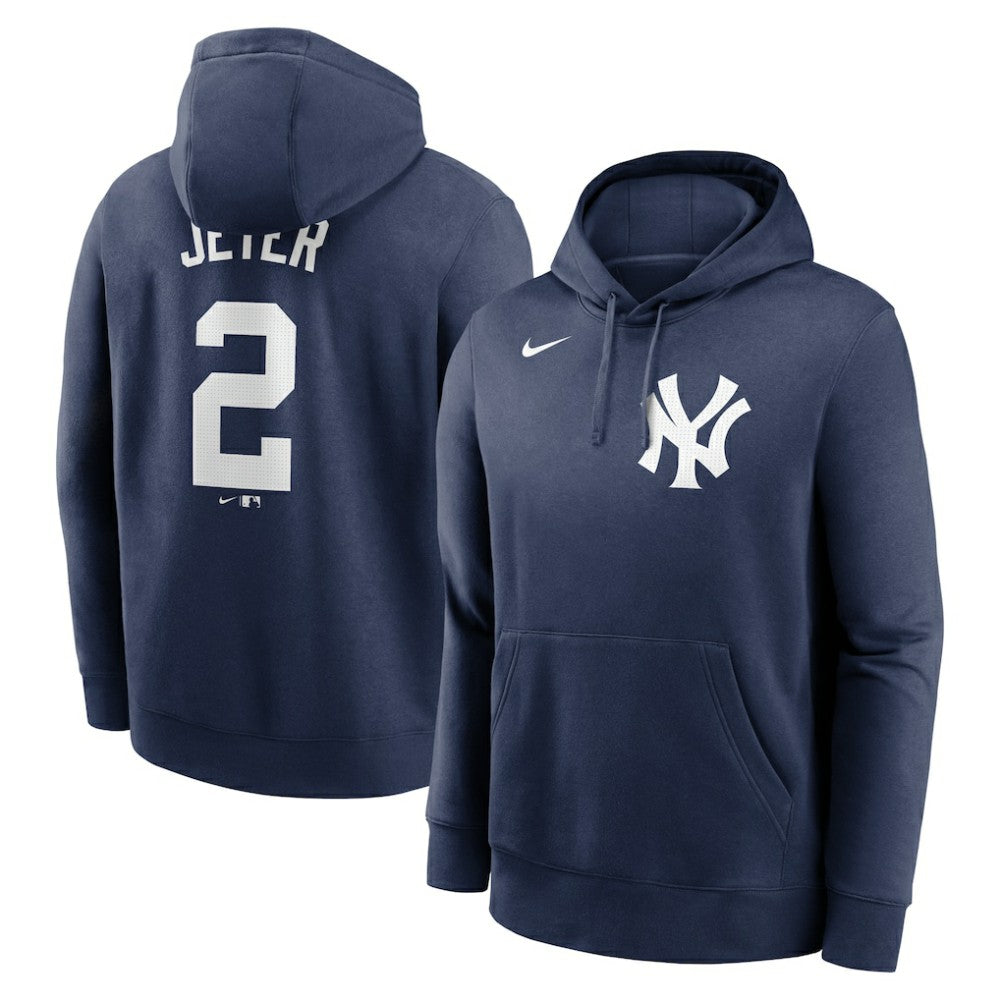 Derek Jeter New York Yankees Nike Player Name & Number Club Pullover Hoodie | MLB On Sale
