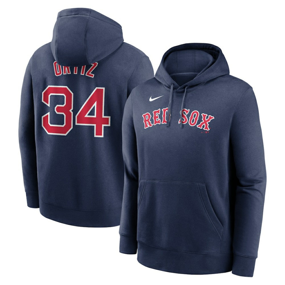 David Ortiz Boston Red Sox Nike Player Name & Number Club Pullover Hoodie | MLB New