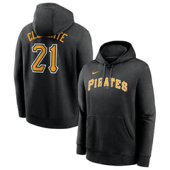 Roberto Clemente Pittsburgh Pirates Nike Player Name & Number Club Pullover Hoodie | MLB Discount