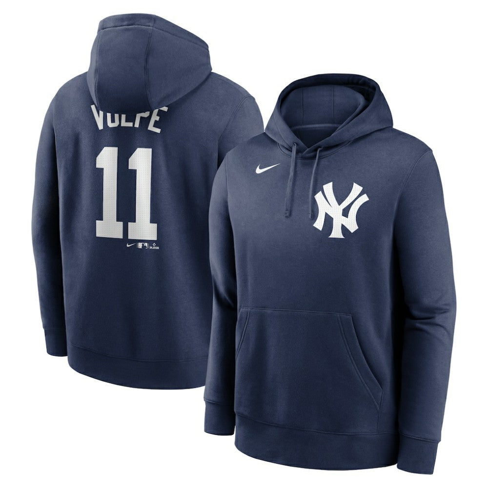 Anthony Volpe New York Yankees Nike Player Name & Number Club Pullover Hoodie | MLB Outlet
