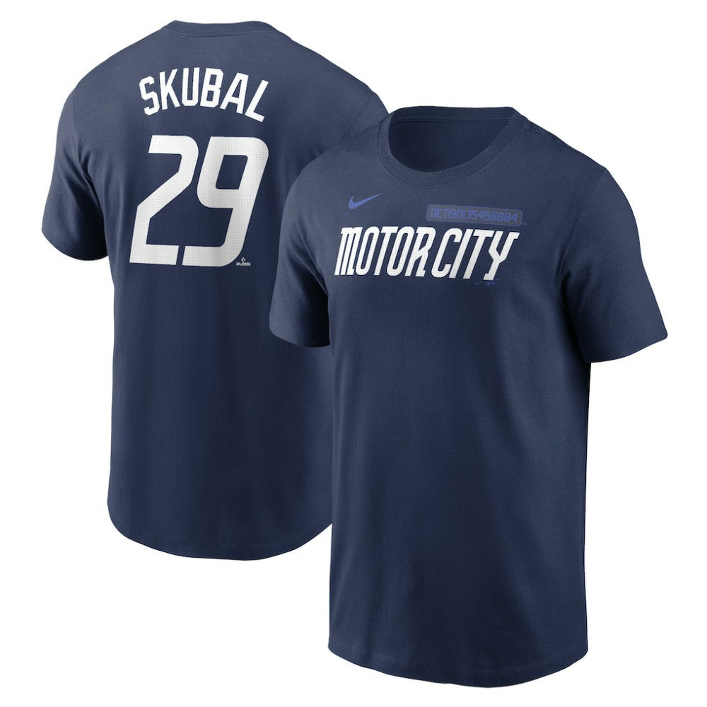 Tarik Skubal Detroit Tigers Nike 2024 City Connect Fuse Name & Number T-Shirt | MLB US