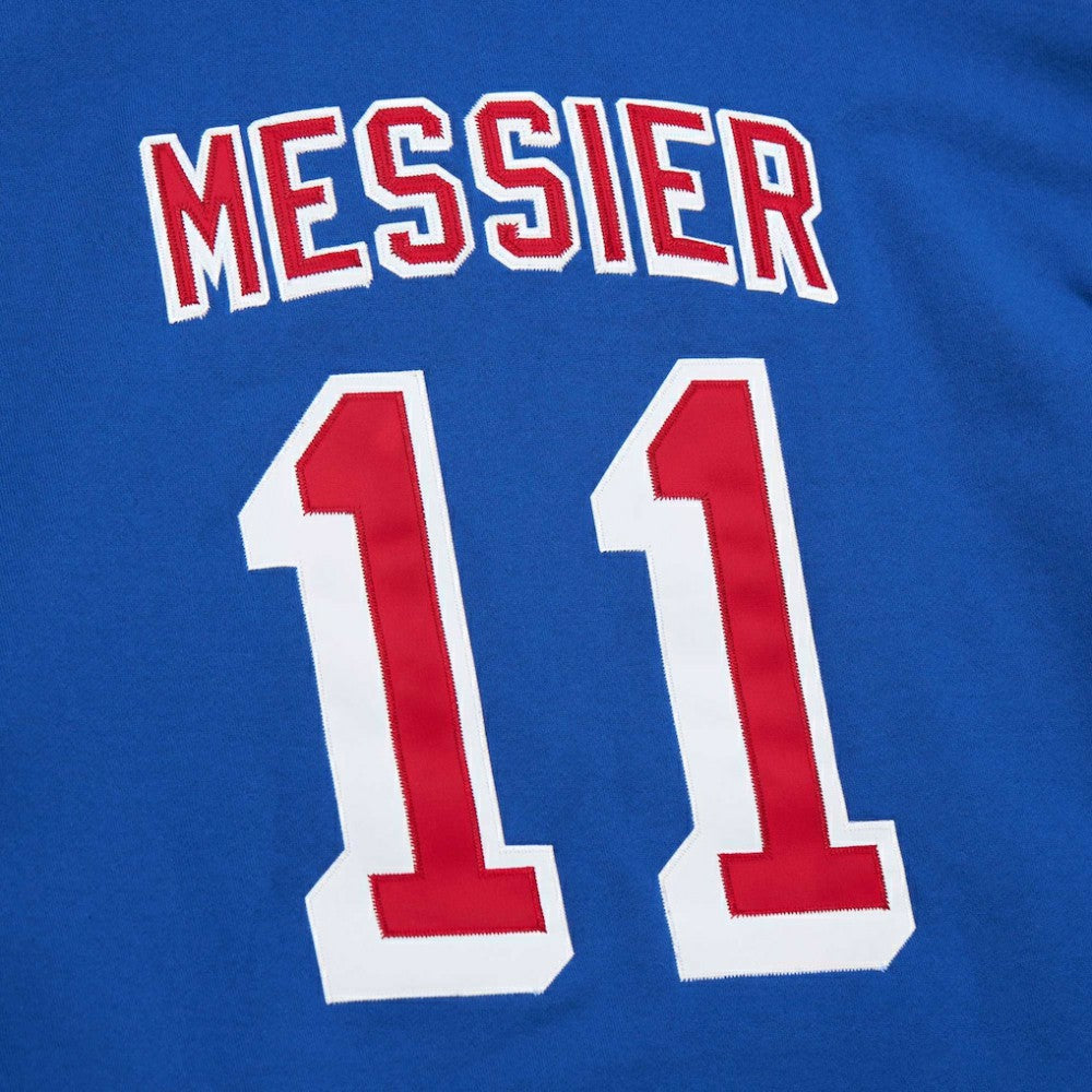 Mark Messier New York Rangers Mitchell & Ness Name & Number Premium Pullover Hoodie Online