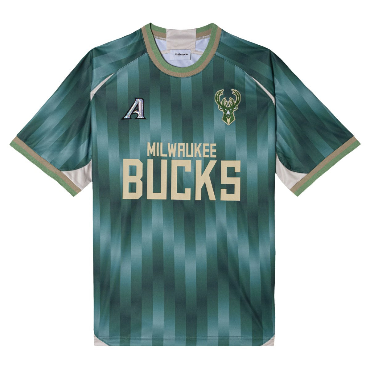 Milwaukee Bucks Authmade x NBA Soccer Kit Fashion Jersey For Sale