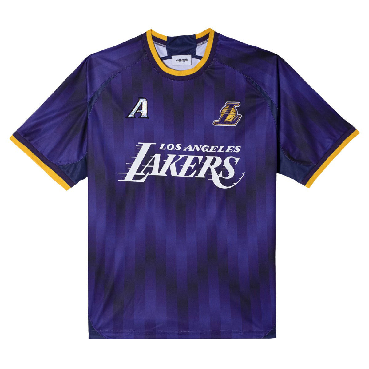 Los Angeles Lakers Authmade x NBA Soccer Kit Fashion Jersey Online