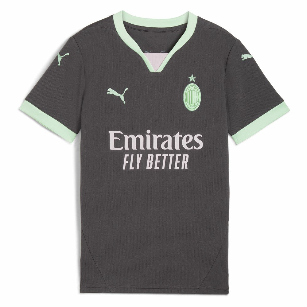 AC Milan Youth 2024/25 Third Replica Jersey Charcoal - Puma