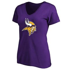 Minnesota Vikings  J.J. McCarthy  Women's Plus Size Fair Catch Name & Number Scoop Neck T-Shirt