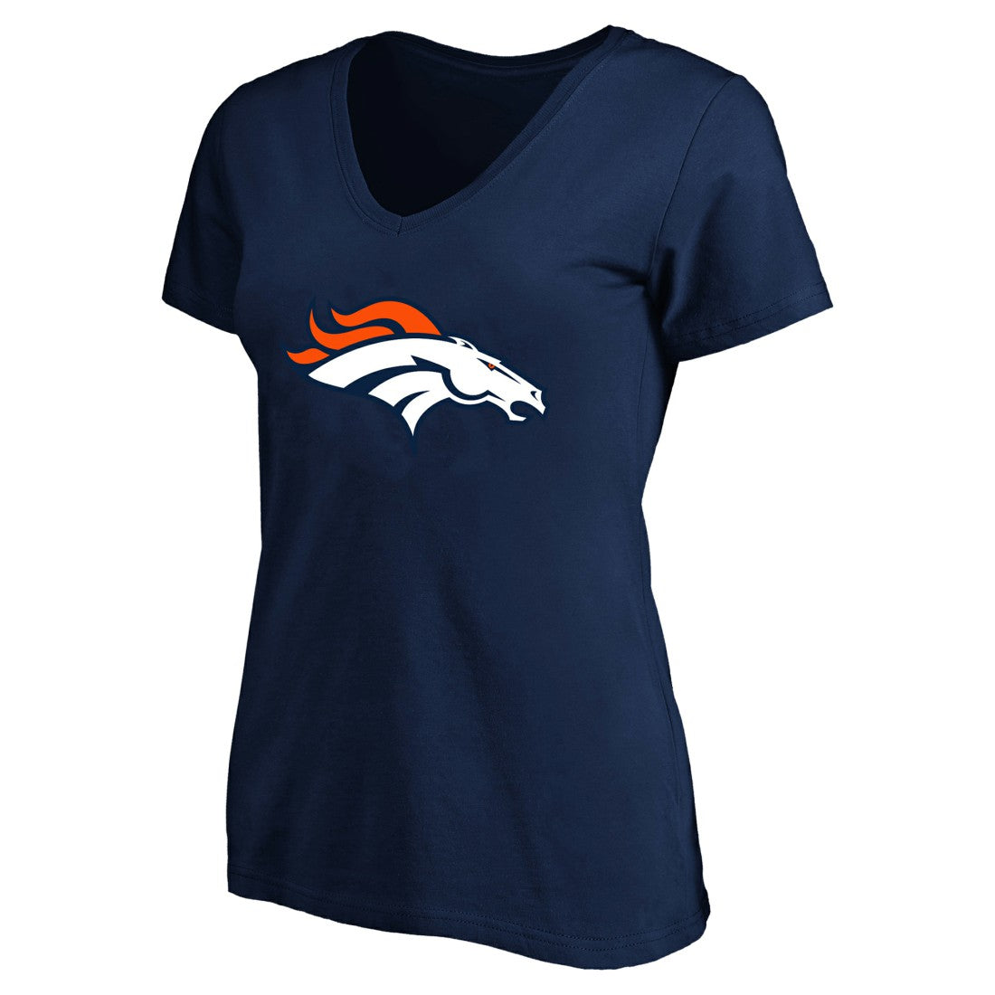 Denver Broncos Fanatics Bo Nix  Women's Plus Size Name & Number V-Neck T-Shirt