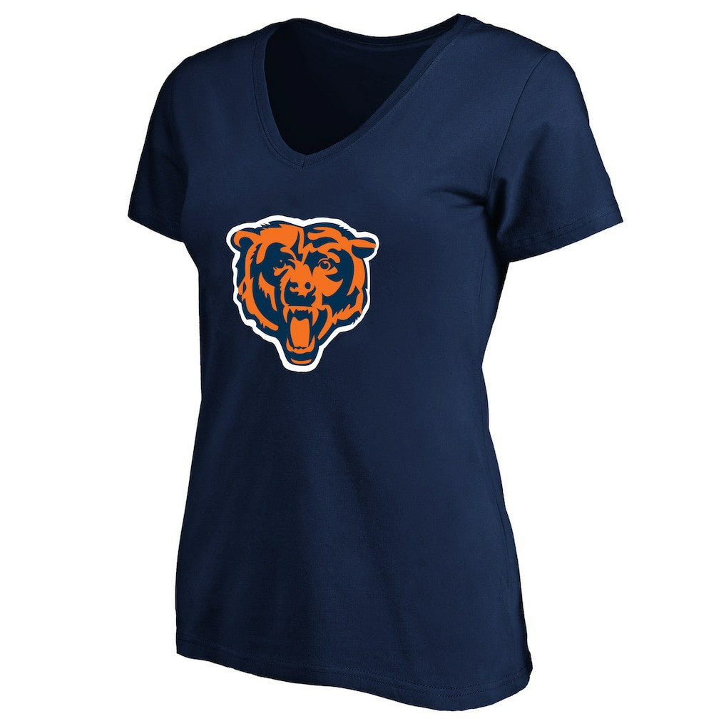 Chicago Bears  Caleb Williams  Women's Plus Size Fair Catch Name & Number Scoop Neck T-Shirt