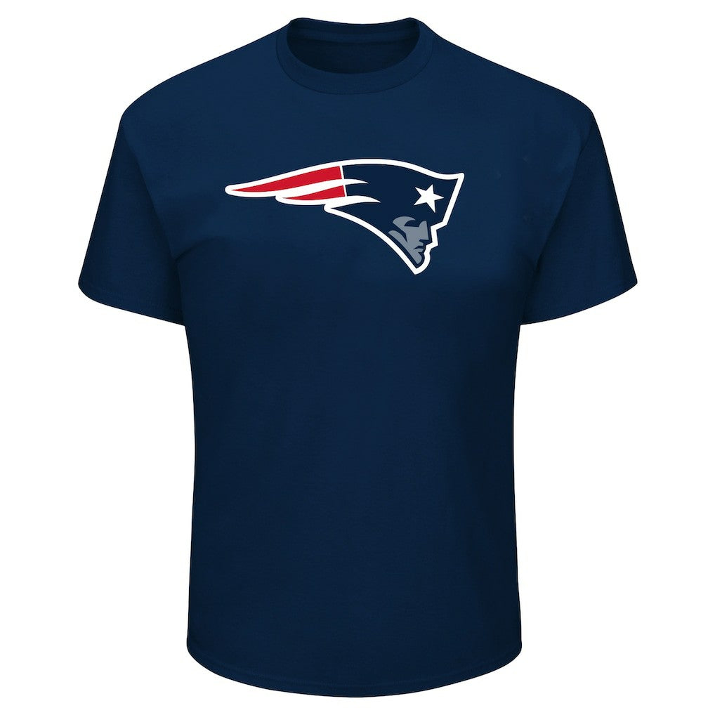 New England Patriots Fanatics Drake Maye  Big & Tall Player Name & Number T-Shirt